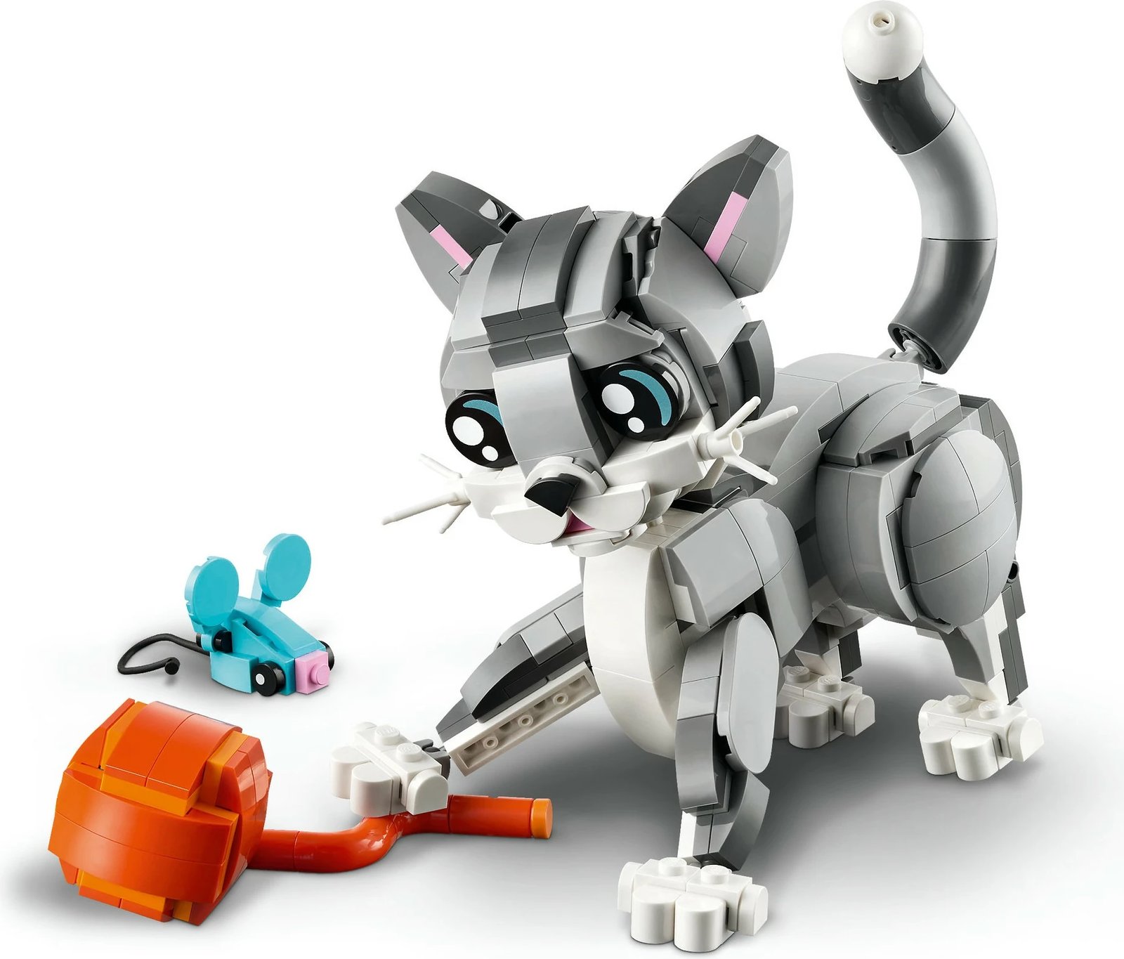 Set ndërtimi LEGO Creator Graue Katze 31163, multikolor