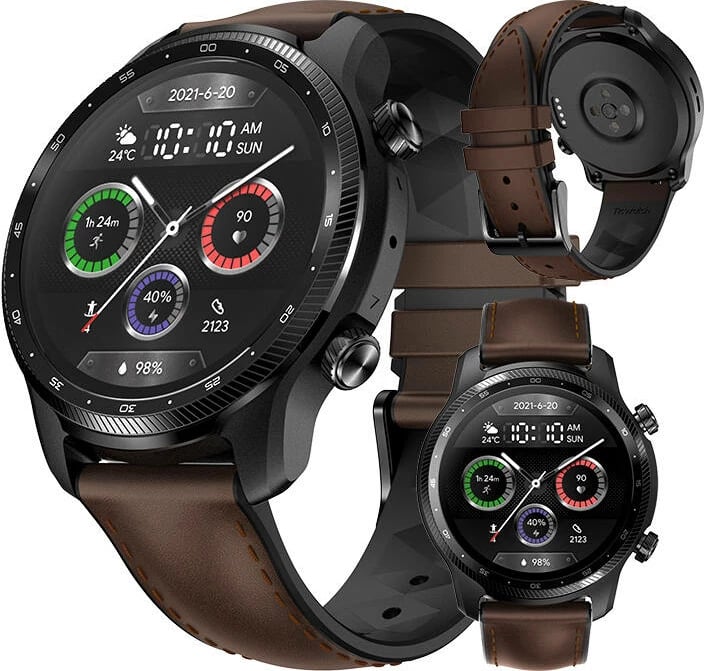 Smartwatch Mobvoi TicWatch Pro 3 Ultra LTE, 1.4", 8GB, Shadow Black