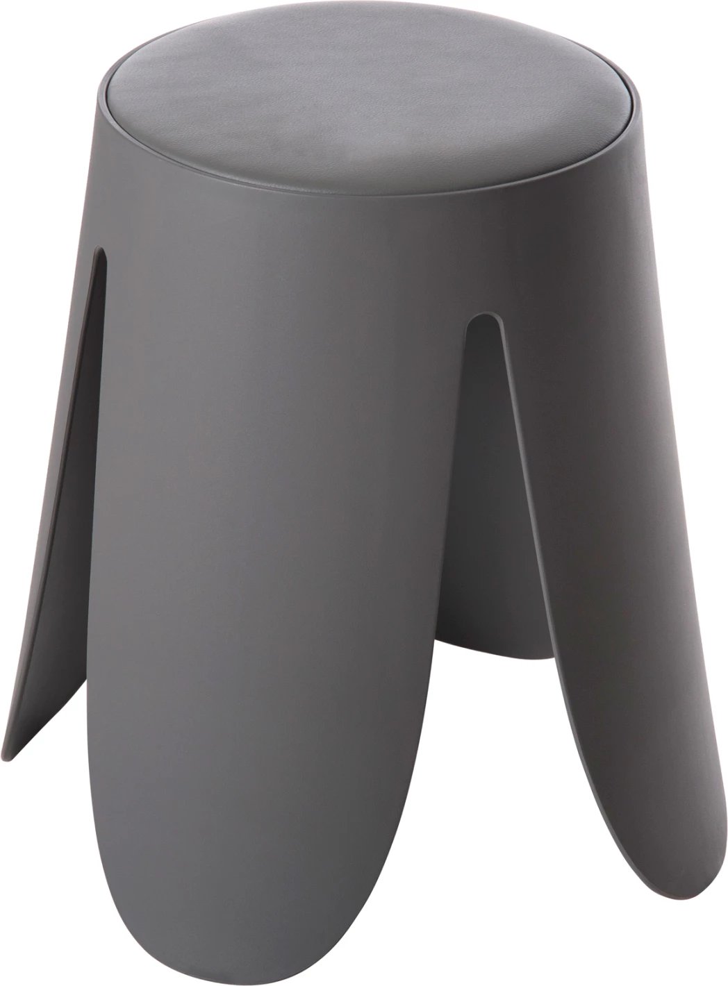 Karrige DENTY FH9619.10 polipropileni, ngjyrë gri, sedilje PU, Φ30x45Hcm