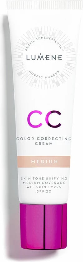 Fondatinë Lumene CC Color Correcting Cream SPF20 7-in-1 Medium 30ml