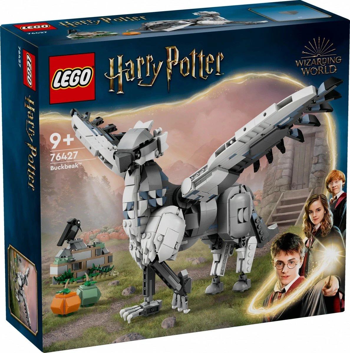 Set LEGO Harry Potter Hardodziob 76427, 723 pjesë, plastikë, për fëmijë dhe adhurues, gri