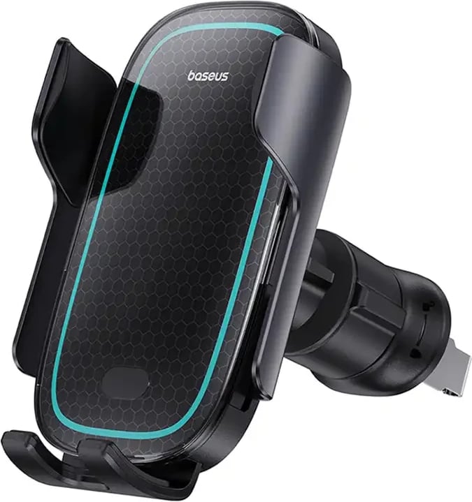 Mbajtës telefoni me karikues wireless Baseus MilkyWay Pro 15W, i zi