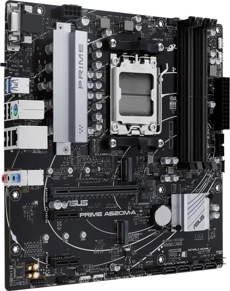 Pllakë amë ASUS PRIME A620M-A-CSM, AMD A620, Socket AM5, micro ATX