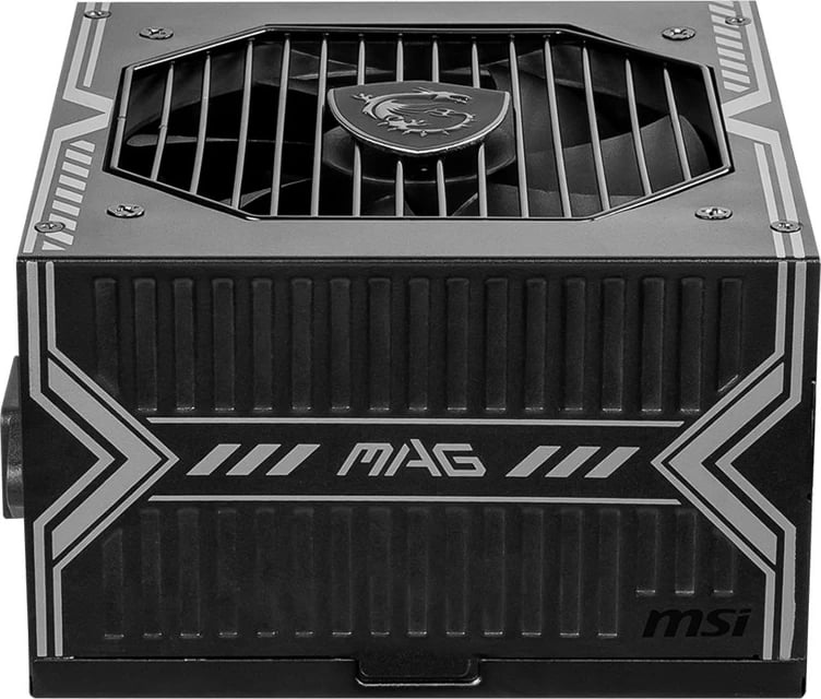 Furnizues energjie MSI MAG A650BN, 650W, 80 Plus Bronze, 12V Single-Rail, DC-to-DC Circuit, 120mm Fan, Jo-Modular, Kabllo të mbështjellura, ATX, Fije e zezë