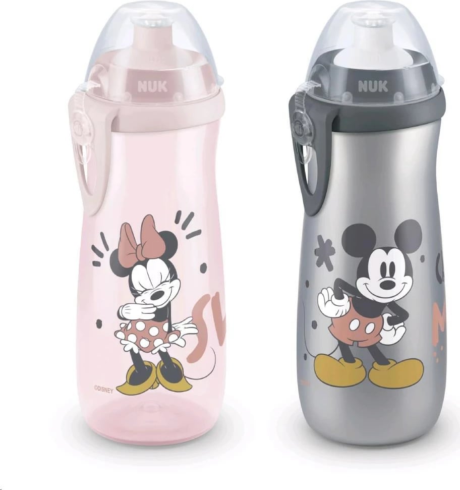 Shishe sportive NUK Sports Cup Disney Mickey 450 ml, e kuqe