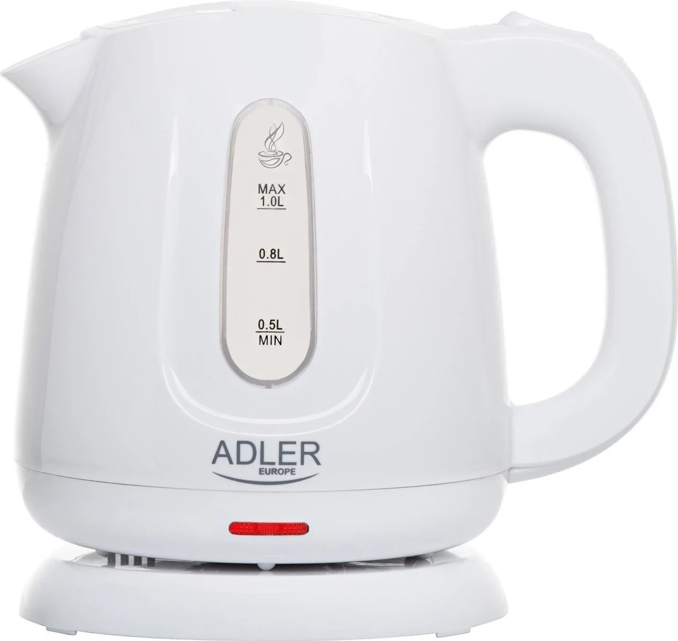 Çajnik elektrik Adler AD 1373, 1.0L, 850W, bardhë
