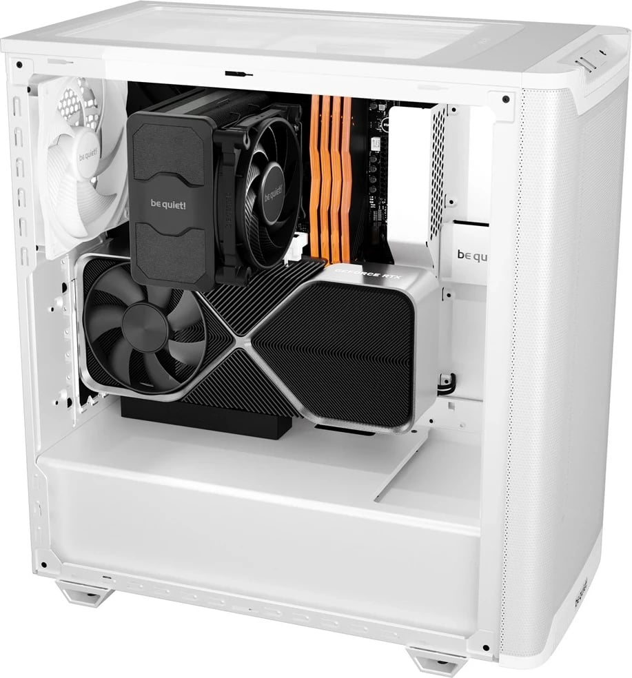 Kasë be quiet! PURE BASE 501 Airflow Window, Midi Tower, Bardhë