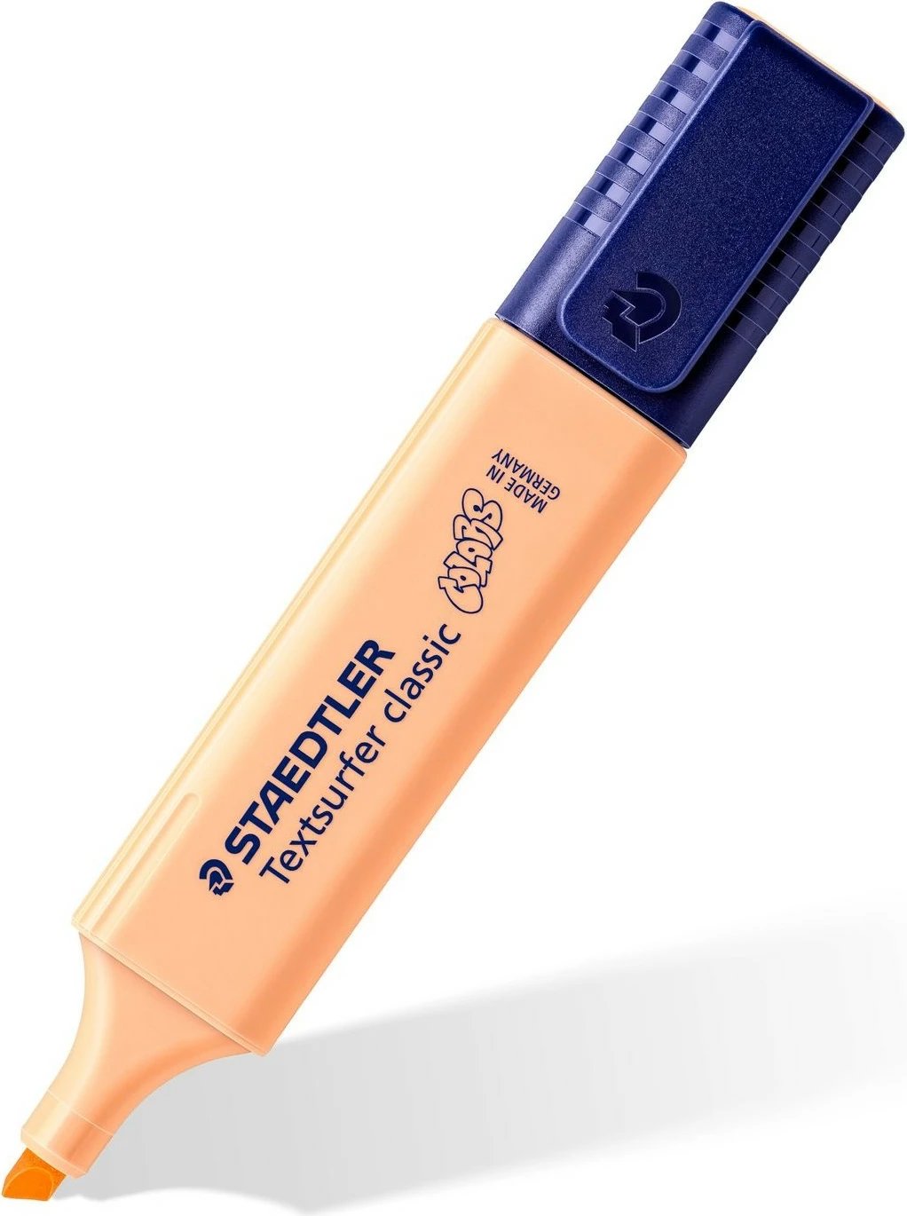 Set markera STAEDTLER 364 C, 10 copë, pastel, majë e pjerrët, tharje e shpejtë