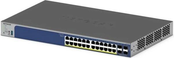 Switch NETGEAR GS728TX, 24 porta 10G, 4 SFP+, PoE, rackmount