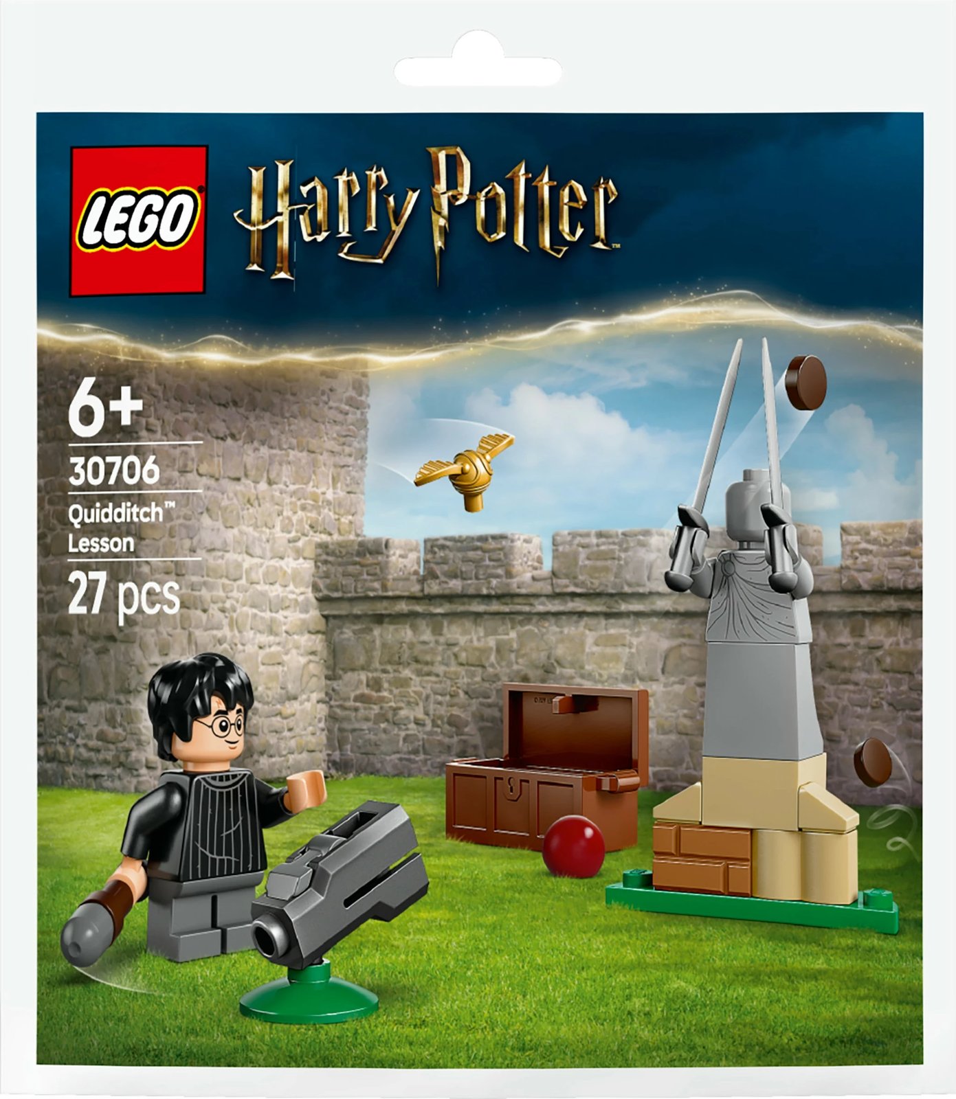 Set ndërtimi LEGO Harry Potter 30706 Quidditch Training, 27 pjesë, multikolor