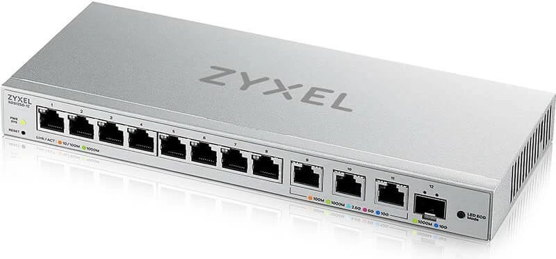 Switch i menaxhuar Zyxel XGS1250-12-ZZ0102F, 12 porta, argjend
