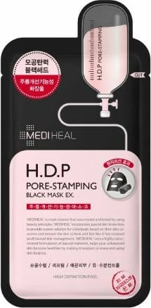 Maskë fytyre Mediheal H.D.P Pore-Stamping Black Mask EX e zezë 25ml