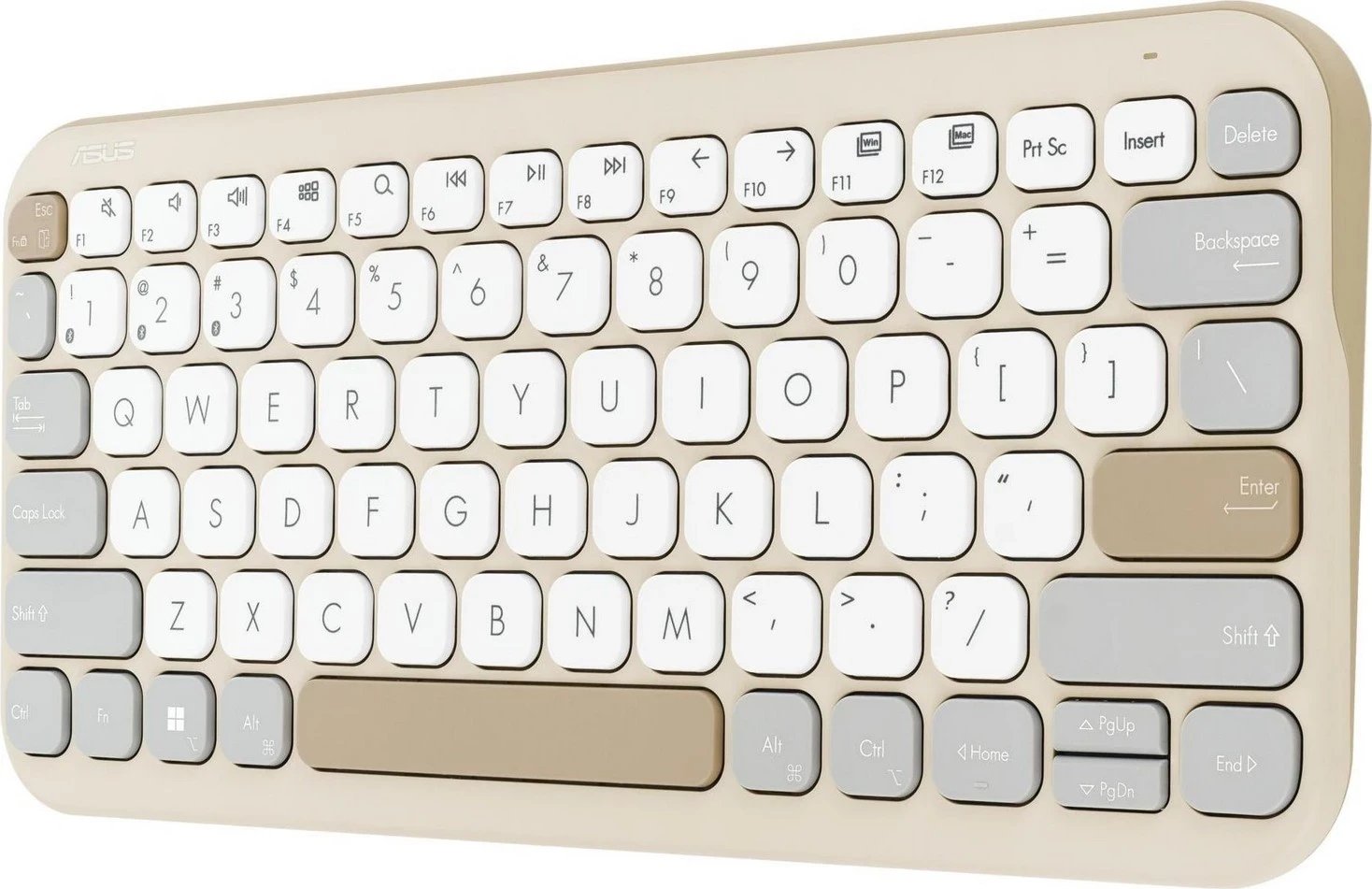Tastierë Wireless Asus KW100, Bezhë