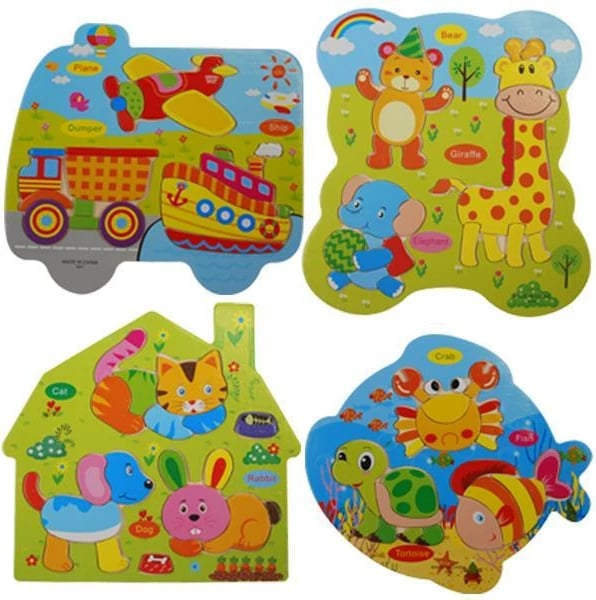 Puzzle druri edukativ NEXT 28.5x26.5cm, dizajne të ndryshme