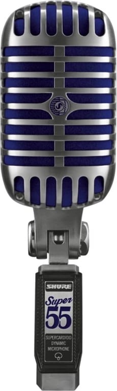 Mikrofon studio SHURE SUPER 55, me kabllo, Gri