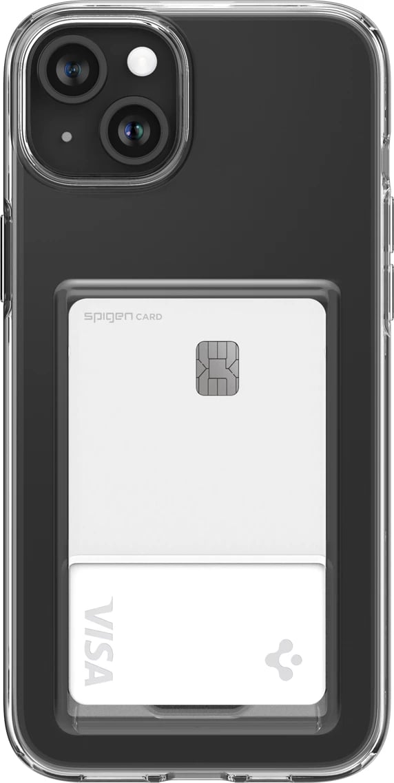 Mbështjellës Spigen Crystal Slot për iPhone 15 Plus, Transparent