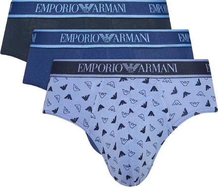 Të brendshme Emporio Armani Underwear, meshkuj, ngjyrë e kaltër e çelët