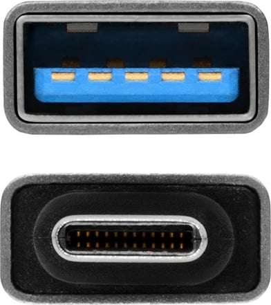 Adapter USB-C në USB-A AXAGON RUCM-AFA, alumini, Gri