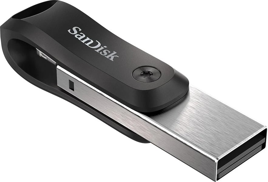 USB Flash SanDisk 256GB, Gri dhe Argjendtë