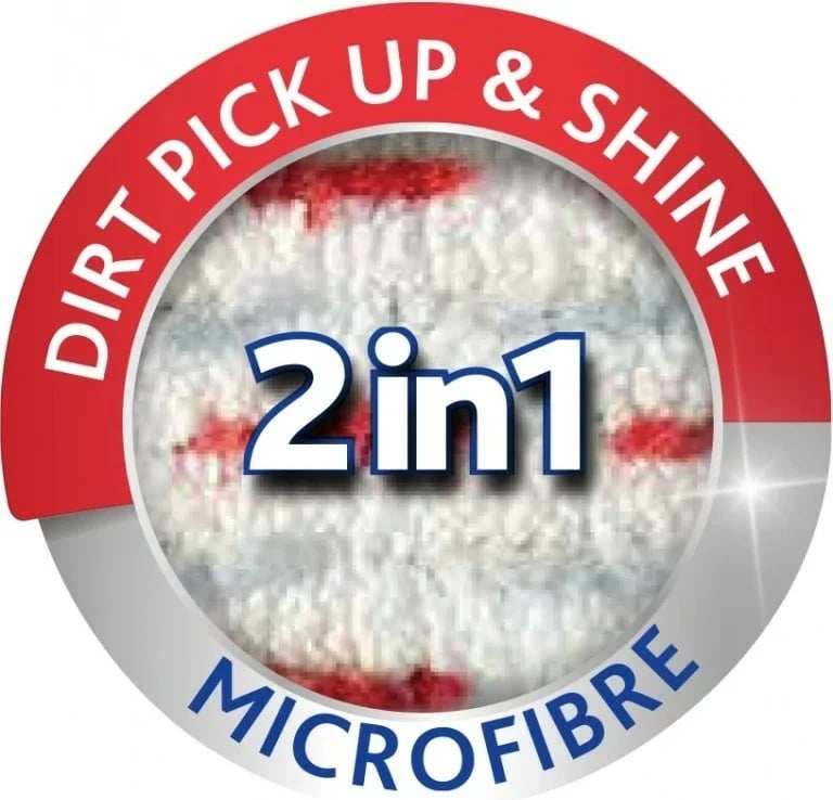 Mbushje për mop Vileda Ultramax/Ultramat TURBO 167720, 2 copë, Gri, Kuqe, Bardhë