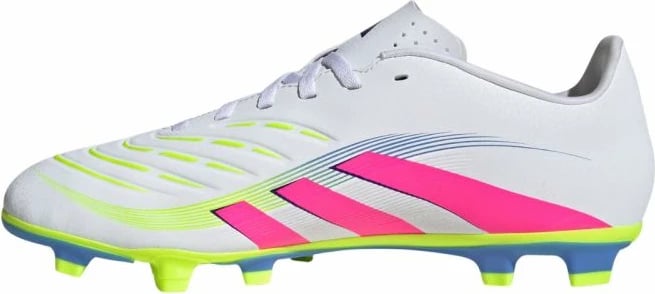Çizme futbolli adidas për meshkuj dhe fëmijë, të bardha
