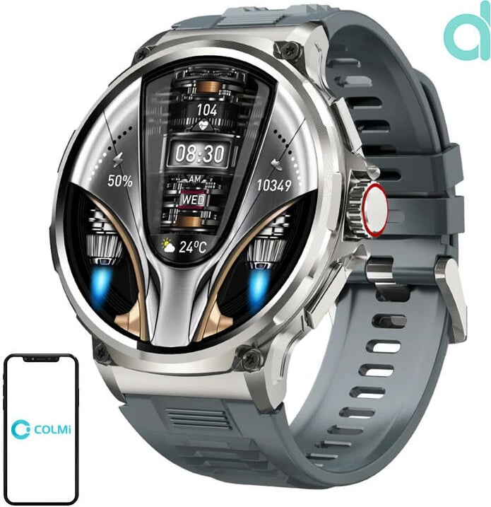 Smartwatch Colmi V69, 1.85 inç, Bluetooth, IP68, Argjend