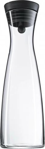Karafë uji WMF Basic 1.5L, xham, e zezë/transparente