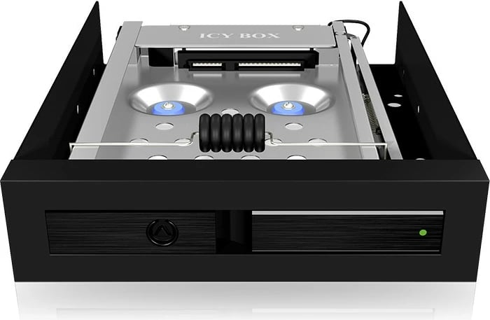 Kasë ICY BOX IB-2217ASTS, 3.5", për 2.5" SATA SSD/HDD, alumini, e zezë