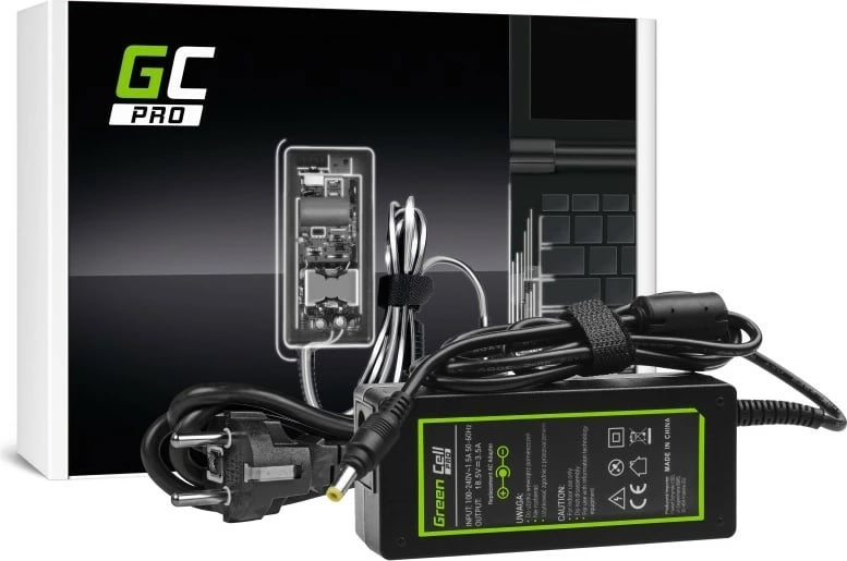 Furnizues energjie Green Cell AD11P për HP, 18.5V 3.5A 65W, i zi