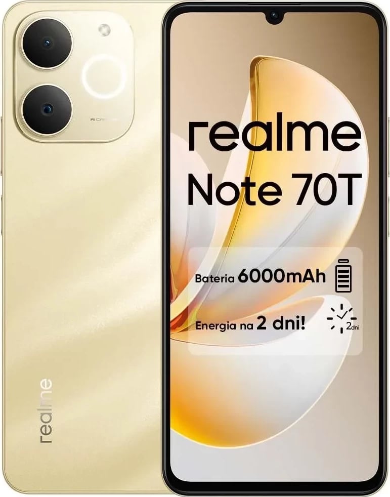 Celular Realme Note 70T 4GB 128GB ari
