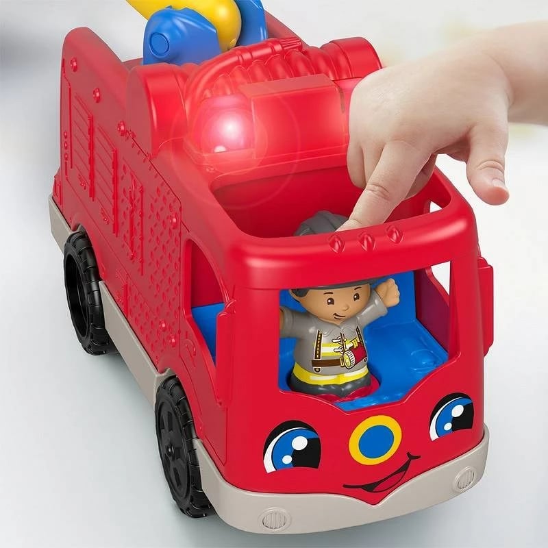 Lodër zjarrfikëse Fisher Price Little Explorer, e kuqe