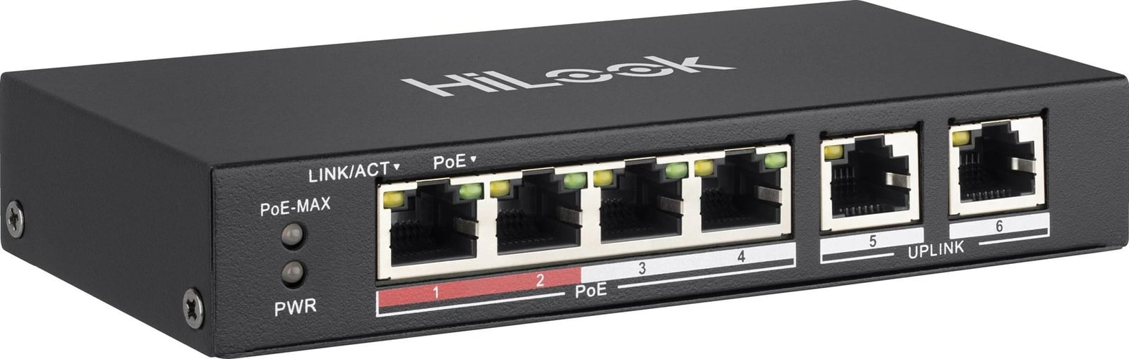 Switch Hilook PoE nga Hikvision SW-06-POE 6-PORT