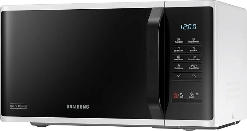 Mikrovalë Samsung MS23K3513AW/EG, 23 L, 800 W, e bardhë