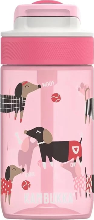 Shishe uji Kambukka Lagoon 400 ml Diva Dogs, rozë