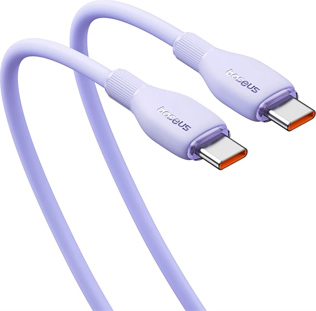 Kabllo USB-C Baseus Pudding 2m, 100W, Violet