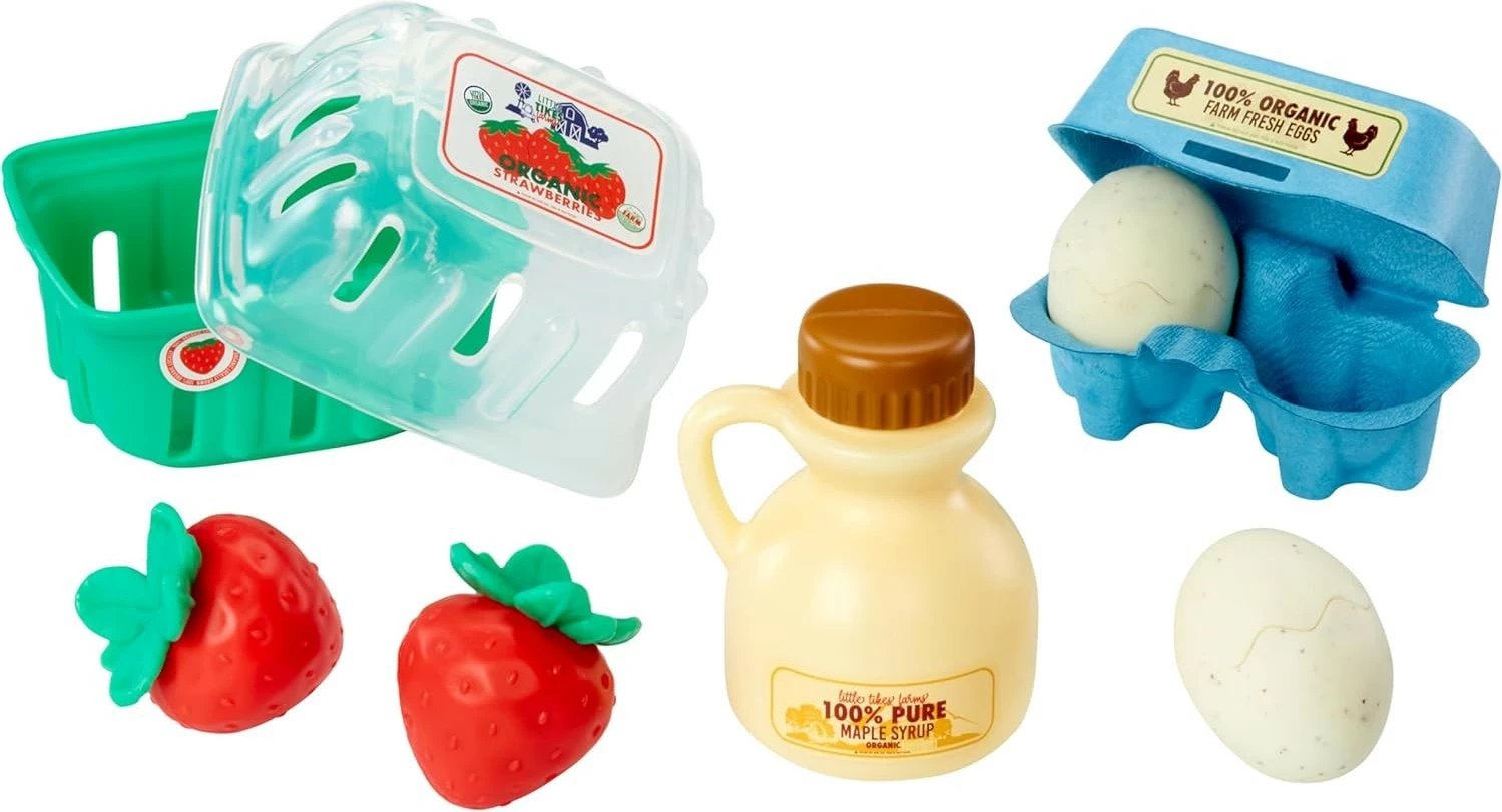 Set lodrash për vafla Little Tikes Creative Chefs me 18 aksesorë, shumëngjyrësh