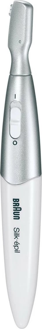 Trimmer preciz Braun Silk-pil 3w1 FG 1100, argjendtë/bardhë