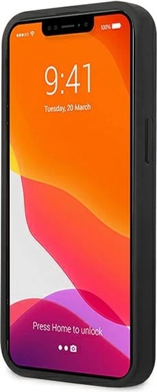 Mbështjellës Guess Saffiano Stripe për iPhone 13 mini 5.4", Blu