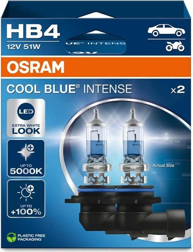 Llamba veture OSRAM HB4 Cool Blue Intense NextGen, 12V 51W, set 2 copë, 5000K