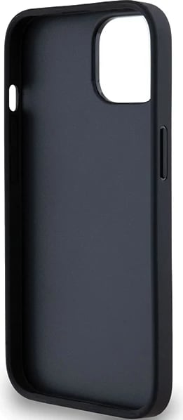 Mbështjellës DKNY Mono Stripe & Metal Logo për iPhone 15/14/13, e zezë