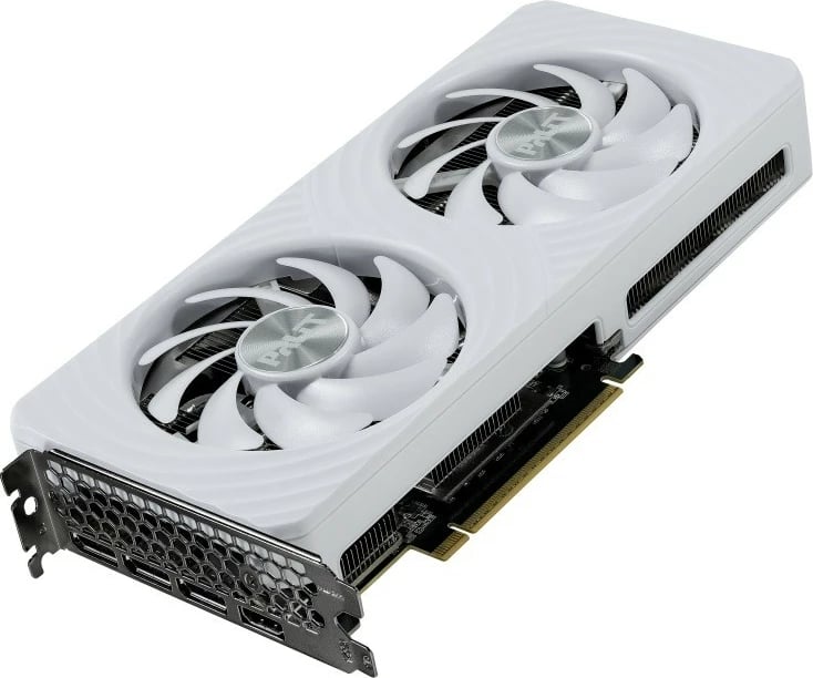 Kartelë grafike Palit GeForce RTX 5060 Ti WHITE OC, 8GB GDDR7, 128bit, 3DP/HDMI, e bardhë