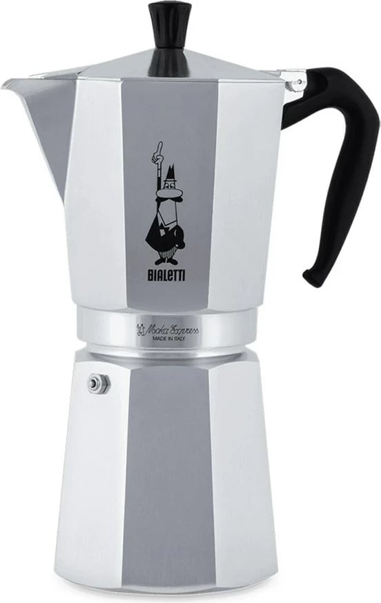 Aparat kafeje BIALETTI MOKA EXPRESS 18TZ, 900 ml argjendtë