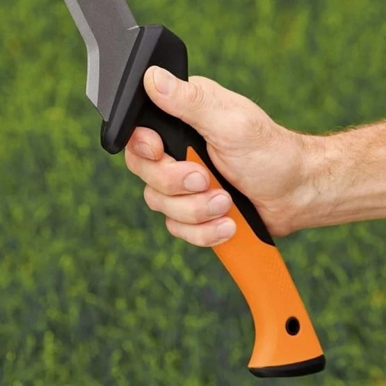 Sëpatë-machete Fiskars Solid, 460 mm, Inox, Dorezë plastike, Portokalli