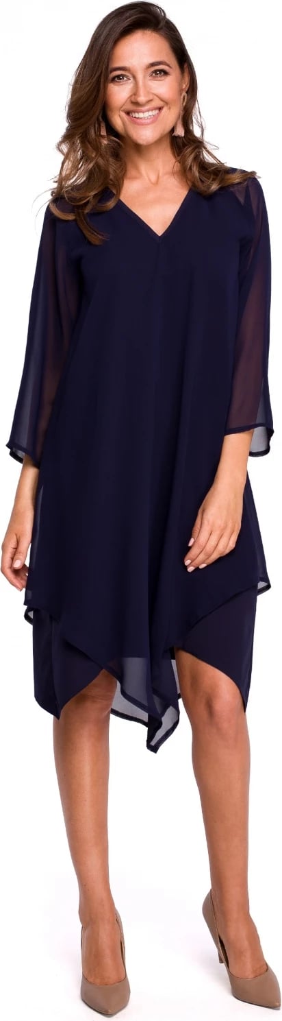 Fustan koktej Stylove model 132589, blu e errët