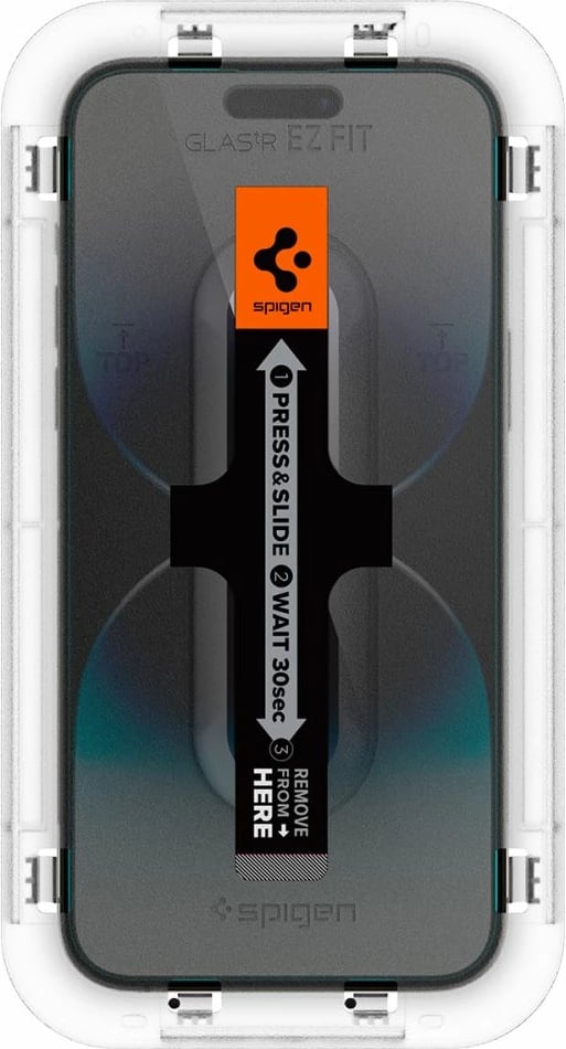 Xham i temperuar Spigen Glas.tR EZ Fit për iPhone 14 Pro, 2 copë