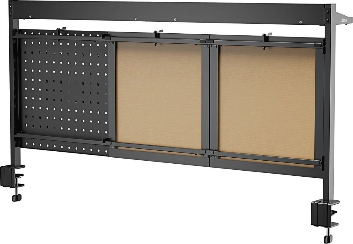 Ndarës tavoline Ergo Office ER-300B me organizator, çelik, i zi