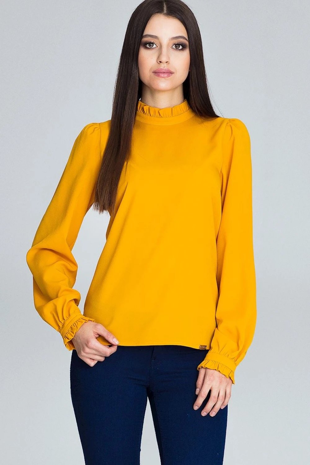 Bluzë për femra Figl model 116364, e verdhë