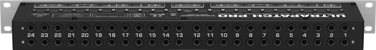 Panel patch Behringer PX3000, Gri