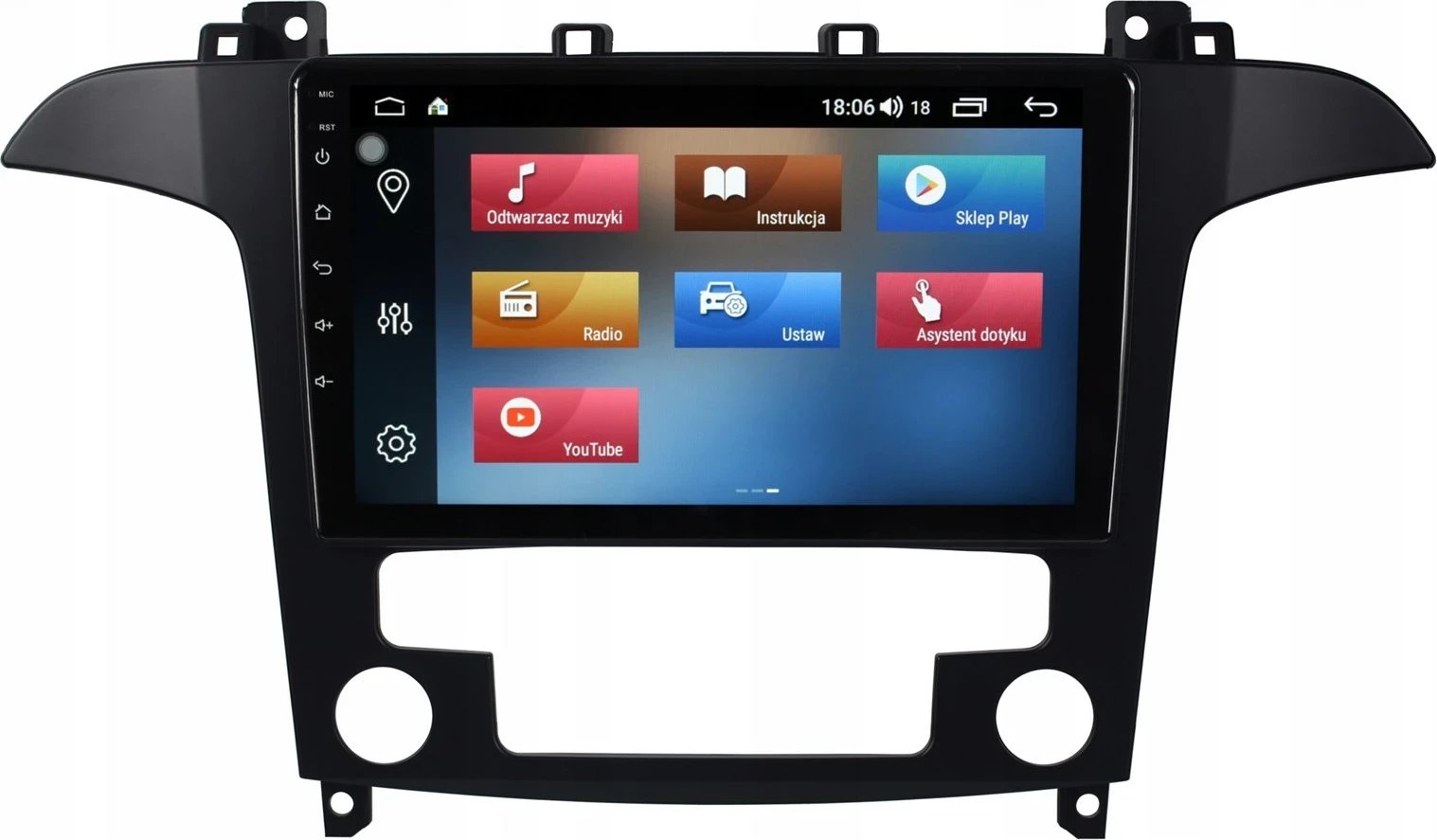 Radio GPS navigacioni për Ford S-Max 2006-2015, Android