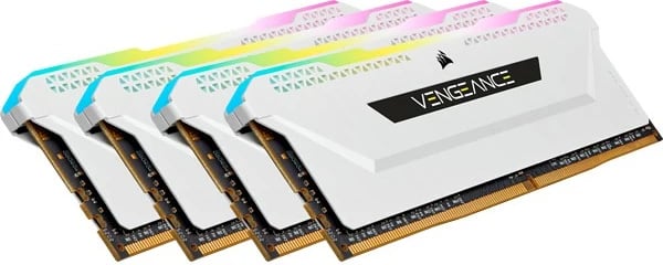 RAM Memorje Corsair Vengeance RGB PRO SL 32GB (4x8GB) DDR4 3600MHz bardhë